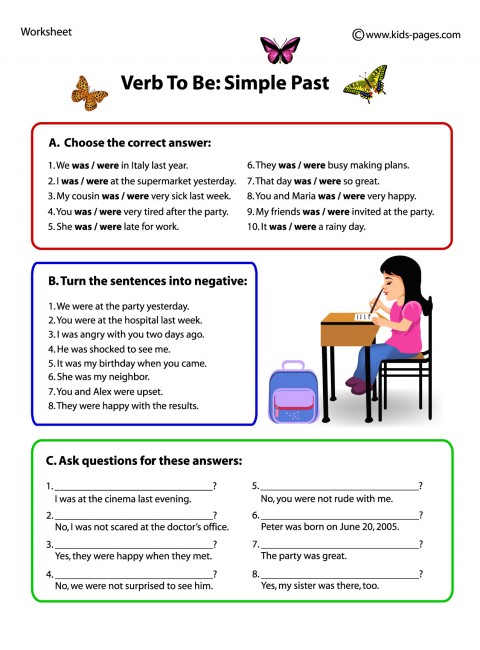 verb-to-be-simple-past-worksheet